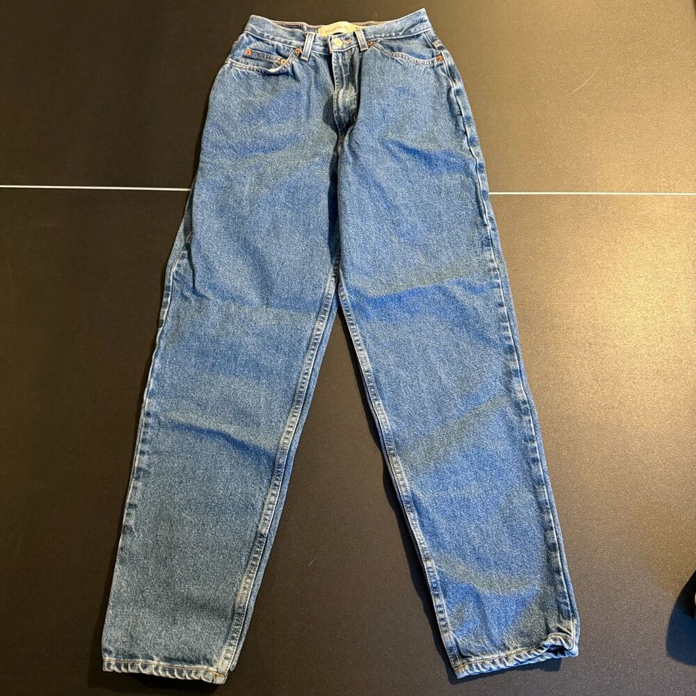 Y2K GAP Reverse Fit High Rise Mom Jeans Regular Blue Denim 100% Cotton 24x28